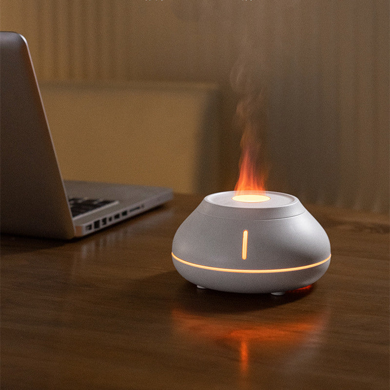 Bunte Simulation Flamme Aroma Diffusor Luftbefeuchter