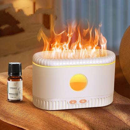 Aroma Diffuser, Luftbefeuchter mit Flammeneffekt